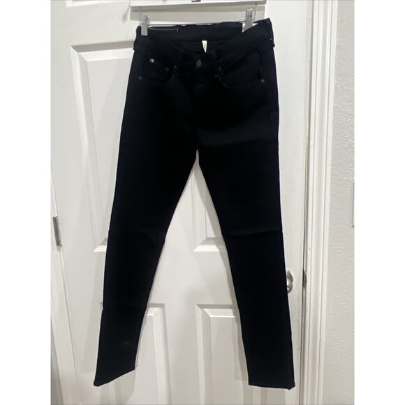 Rag & Bone Black Skinny Jeans Women's Classic Denim Everyday Essential - Picture 1 of 8